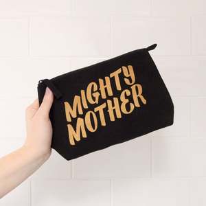 Tùy Chỉnh Mô Hình <span class=keywords><strong>Mini</strong></span> Màu Đen Bông Vải Vải <span class=keywords><strong>Ziplock</strong></span> Make Up Pouch - Product Image 4