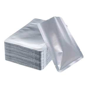 사용자 정의 실버 Doypack 플라스틱 식품 보관 가방 지퍼 잠금 알루미늄 호일 포장 가방 - Product Image 1