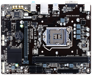 Tarjeta Madre Usada GIGABYTE <span class=keywords><strong>GA</strong></span>-H110M-S2 con Socket INTEL 1151 Compatible con Procesadores Intel Core de 7ª y 6ª Generación - Product Image 2