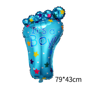 ลูกโป่งฟอยล์อลูมิเนียมสำหรับงานเลี้ยงฉลองเบบี้ชาวเวอร์ งานเปิดเผยเพศเด็กชายหรือเด็กหญิง ของตกแต่งงานวันเกิด - Product Image 4