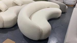 Juego de Sofás Convertibles de Lujo Personalizados, Sofá Individual de Terciopelo Moderno para Sala de Estar, Muebles para Centros Comerciales, Venta al Por Mayor de Fábrica - Product Image 5