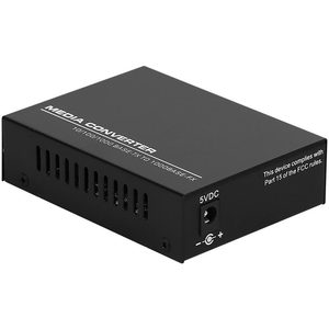 Gigabit Single Mode Single Fiber Media Converter SC Port 1 Fiber 1 <b>Ethernet</b> 3KM Pair Stable Fast Data Transceiver - Product Image 1
