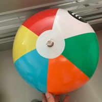 Pelota de Playa Inflable de Plástico Colorida Personalizada por el Fabricante, Unisex, para Niños de 4 a 6 Años, para Piscina, Juegos Acuáticos, Publicidad