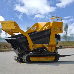 Mini-dumper chenillé basculant Zongang pour le transport de sable et de pierres de construction, capacité de charge 1500 kg, capacité de transport 1000 kg - Product Image 2