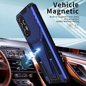 Custodia protettiva per telefono in TPU con protezione antiurto per cavalletto magnetico nascosto di lusso per Samsung Galaxy <span class=keywords><strong>A23</strong></span> - Product Image 5