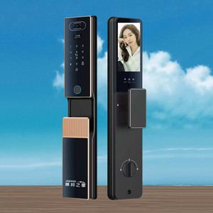 Serrure <span class=keywords><strong>de</strong></span> porte intelligente Serrure <span class=keywords><strong>de</strong></span> porte double face étanche: application d'empreintes digitales RFID, serrure <span class=keywords><strong>de</strong></span> porte électronique à accès par code pour les portes en aluminium et en fer - Product Image 2