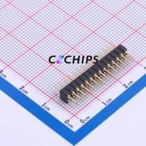PZ200-2-14-Z-C Pin Header Through hole Component (THT),P=2mm Connector 2x14P 2mm 2mm Round Pin - Product Image 2