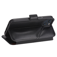 Étui portefeuille en cuir antichoc personnalisé pour iPhone 14 13 12 11 Pro Max avec support et emplacements pour cartes