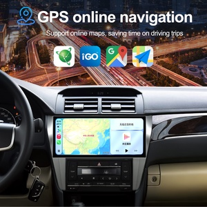 Navihua 12'' New Upgrade Car Radio Multimedia Video Player Touch Screen GPS Navigator <b>Stereo</b> Monitor for Toyota Camry 2015-2017 - Product Image 2
