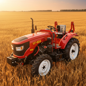 Tracteurs agricoles multifonctionnels compacts de haute qualité 60 CV avec moteur diesel Euro 5 CE EPA pour rizières - Product Image 3