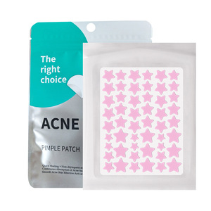 Sıcak satış yüz hidrokolloid renkli akne emici kapak yama yıldız şekli nokta sivilce yamalar - Product Image 1