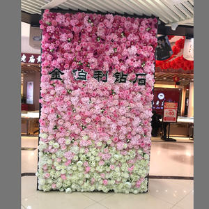 Tapetes de Pared de Flores de Seda con Degradado Estéreo 3D Personalizados, Rosas Artificiales Hechas a Mano, Día de la Madre, Pascua, Tienda de Yoga, Navidad - Product Image 4