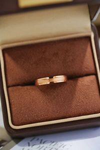 Xinfly AU750 18K Pure Gold <b>Couple</b> <b>Rings</b> Natural Diamond Classic Cut Invisible for Wedding Party Jewelry for Men Women - Product Image 2