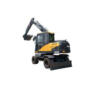 HW80G 8Ton Hyundai Wheel Excavator with Top Brand Engine and CE/EPA <b>Certification</b> for Sale - Product Image 1