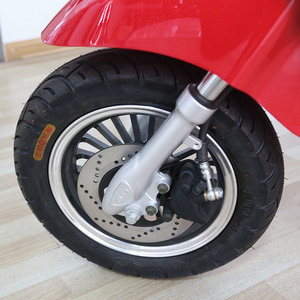 Nuevo Scooter Eléctrico <span class=keywords><strong>Tesla</strong></span> para motocicleta con asistencia de pedal, freno de disco delantero, freno de tambor trasero, batería de alta resistencia no incluida - Product Image 4