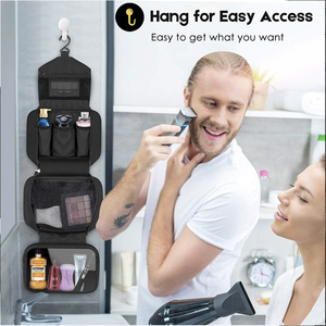 Men's Women's Fashionable Multi-Function Foldable Travel Storage <strong>Bag</strong> Zipper Outdoor Portable Lightweight Hanging Wash Dry Wet - Product Image 3