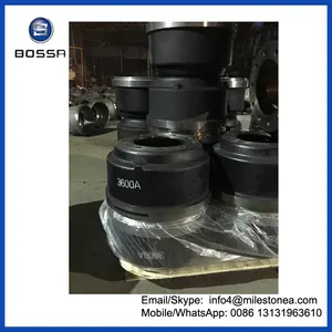 Semi Truck Spare Parts Brake Drum 3600A 3600AX With Balance For US And European Marekt
