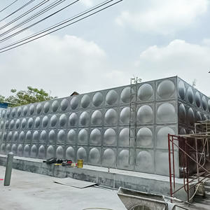 304 paslanmaz çelik kare yangın yalıtımı BDF yeraltı kalınlaşmış depolama çatı su kaynağı kulesi 1000L otomatik 1 yıl - Product Image 2