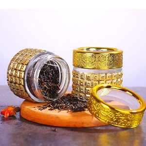 5G 10G Kaca Emas Iran Dubai Jar untuk Safron - Product Image 3