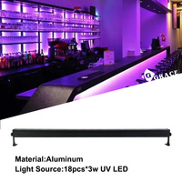 Igracelite 9/18*3w LED Uv lumière noire pour fête Dj Disco Club LED Wall Washer Light