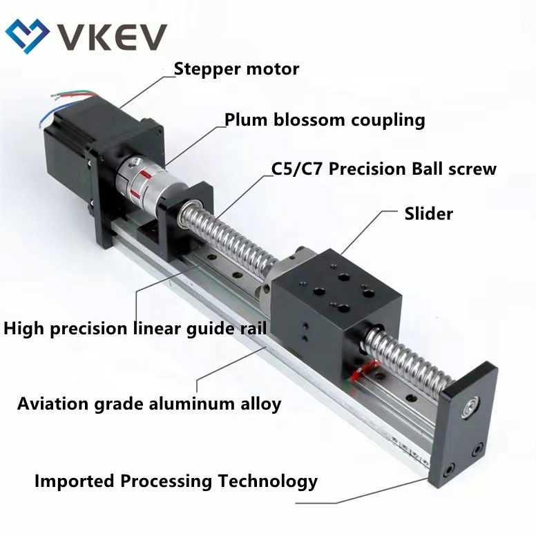 Cnc Machine Linear Motion Guide Gidsen Micro Lineaire Module Met Stappenmotor Lineaire Actuator