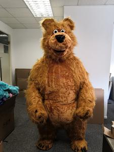 Disfraz personalizado para caminar, disfraz <span class=keywords><strong>de</strong></span> Mascota <span class=keywords><strong>de</strong></span> oso <span class=keywords><strong>de</strong></span> pelo largo <span class=keywords><strong>inflable</strong></span>, disfraces <span class=keywords><strong>de</strong></span> oso pardo <span class=keywords><strong>de</strong></span> animales <span class=keywords><strong>de</strong></span> dibujos animados para <span class=keywords><strong>alquiler</strong></span> - Product Image 2