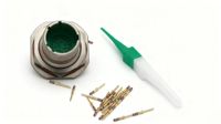 D38999/24FC35PN Circular Connector Shielded Circular Panel Receptacle, Removable Crimp Type Female Socket Connectors D38999