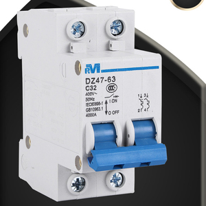 Disjoncteur automatique de haute qualité MCB DZ47-63 230V 400V 1P2P3P4P 6A10A16A20A25A32A 50Hz à boîtier moulé - Product Image 1