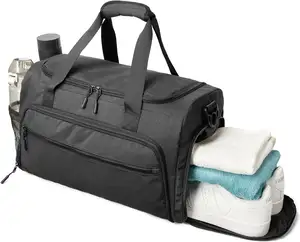 Boslun 2024 için yüksek kalite taşınabilir Polyester bagaj spor spor seyahat çantası kadın erkek su geçirmez hafif spor çantaları