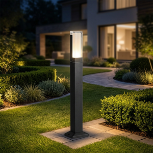 Fabrication sur mesure de lampadaires LED électriques modernes en aluminium IP65 étanches pour jardin, aménagement paysager commercial, parc, villa, allée - Product Image 4