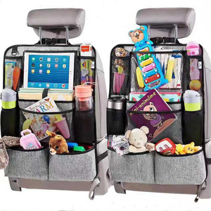 Organizer per auto con sedile posteriore, protezioni per sedili posteriori con supporto per <span class=keywords><strong>Tablet</strong></span> Touch Screen, Organizer per sedile posteriore per auto per bambini - Product Image 2