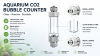 Nébuliseur externe de dioxyde de carbone pour aquarium, diffuseur externe de dioxyde de carbone avec clapet anti-retour, équipement d'aquarium