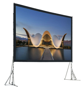 <span class=keywords><strong>180</strong></span> <span class=keywords><strong>inch</strong></span> 4:3 nhanh gấp màn hình chiếu với trường hợp chuyến bay phía sau chiếu sự kiện lớn rạp chiếu phim 4K HD lớn ngoài trời Màn hình máy chiếu - Product Image 1