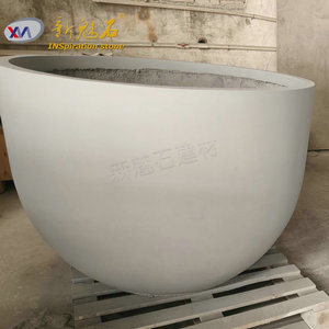 Nuevos Materiales de Construcción de Piedra Artificial, Maceta de Piedra Artificial Translúcida y Lisa, Hormigón de Alto Rendimiento, Foshan, Guangdong - Product Image 1
