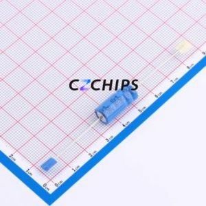 ตัวเก็บประจุอิเล็กโทรไลต์อะลูมิเนียมแบบ Through-Hole รุ่น MAL211838479E3 ขนาด D8xL18 มม. 47uF 20% 63V 163.8mA-10kHz - Product Image 1