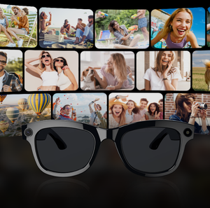 Lunettes Intelligentes IA M01 Pro avec Caméra 8MP, Vidéo 1200P, Traduction en Temps Réel, ChatGPT, Réduction de Bruit ENC, Contrôle Tactile via App, Portables - Product Image 4