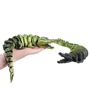 Cocodrilo Impreso en 3D, Modelos Articulados, Figuras de Animales con Articulaciones Flexibles, Regalos Sorpresa de Fantasía - Product Image 5