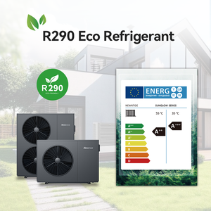 Pompe à chaleur solaire Newntide Efficient Air 6 kW 9 kW R290 en métal, série Sunglow, pour eau chaude sanitaire (Pologne) - Product Image 3