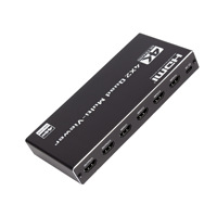 Divisor HDMI 4K de Metal Hardrock en Oferta, 4 Entradas y 2 Salidas (Conmutación sin Interrupciones), Control Remoto RS232/IR, Certificaciones FCC, CE, ROHS