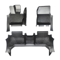 Lot de 3 tapis antidérapants en TPE pour Range Rover 2024 LHD 5D, avec protection de seuil de porte et revêtement de plancher de voiture