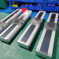 Rail de guidage linéaire électrique automatisé personnalisable 50-800 mm, actionneur de scène, moteur à engrenages PLC, acier inoxydable, CNC à billes