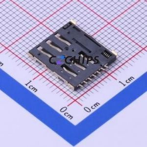 SNO-1303-C SIM Card Connector SMD Connector Self-Return Type Nano SIM Card Card Holder 1.37mm - Product Image 2