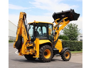 Lonking 83c 1cbm xô 70kw 4x4 backhoe bánh xe tải với kính thiên văn bùng nổ - Product Image 5