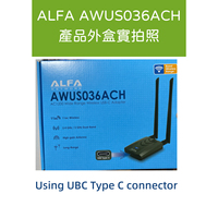 Adaptateur WiFi longue portée AWUS036ACH (puce RTL8812AU) pour Mac, Kali et Ubuntu Linux - Fabriqué en Chine, en stock E830