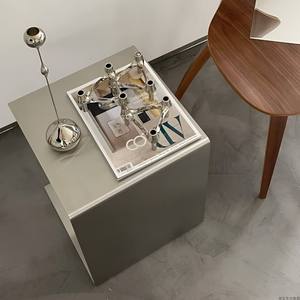 <span class=keywords><strong>Tavolino</strong></span> da Caffè in Acciaio Inox dal Design Moderno, <span class=keywords><strong>Tavolino</strong></span> Laterale a Forma di C per Divano, Arredamento per Soggiorno - Product Image 5