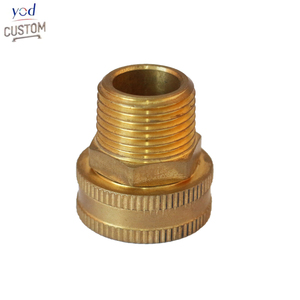 Raccord rapide pivotant en <span class=keywords><strong>laiton</strong></span> sans plomb pour tuyau d'arrosage de jardin et nettoyeur haute pression, NPT 1/4 1 pouce - Product Image 1
