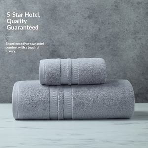 Asciugamani da Bagno in Puro Cotone 500gsm Morbidi e Assorbenti, Colori Assortiti, Logo Personalizzato Ricamato per Hotel, Acquisto all'Ingrosso - Product Image 5