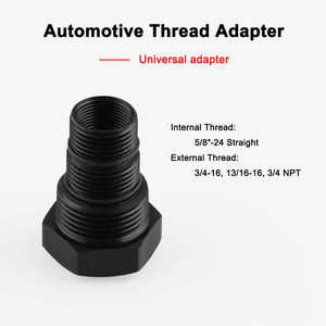 Getitall Oil Filter <b>Adapter</b> 1-2-28 Threaded Fitting Carbon Steel Piano Black - Product Image 4
