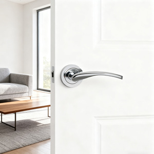 Manija de Puerta de Aleación de <span class=keywords><strong>Zinc</strong></span> Fundida a Presión, Estilo Europeo, Personalizada, Fabricación en <span class=keywords><strong>China</strong></span> - Product Image 2