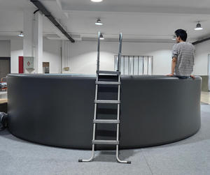 Piscina Gonfiabile per Bambini di Grandi Dimensioni, Portatile, in PVC, per Divertimento Acquatico Familiare, Materiale Drop Stitch - Product Image 2